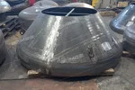 Изготовление конических отбортованных днищ
